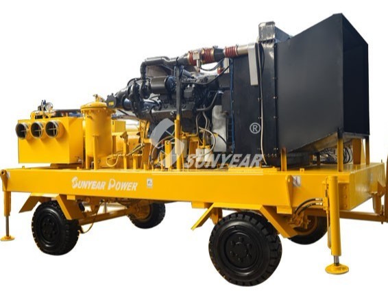 防爆柴油機(jī)排水泵車(chē)